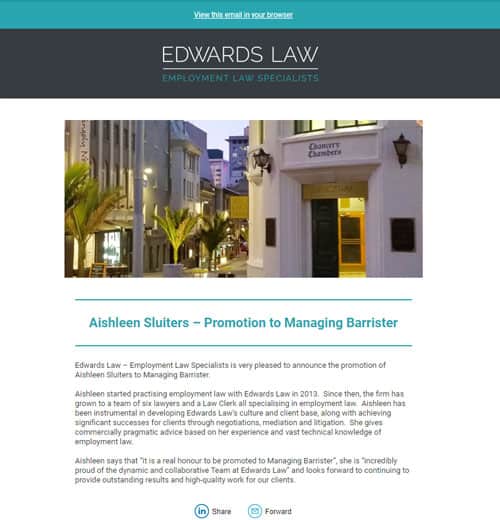 employment law specialist in Auckland hamilton tauranga waikato region edwards law publications april 2020 3